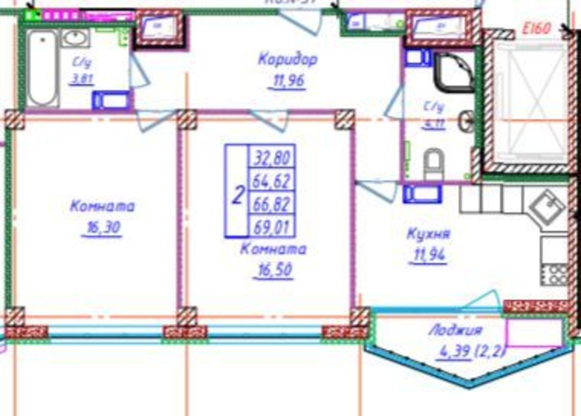 Купить квартиру за 5 648 000 рублей на Голубева ул, 27