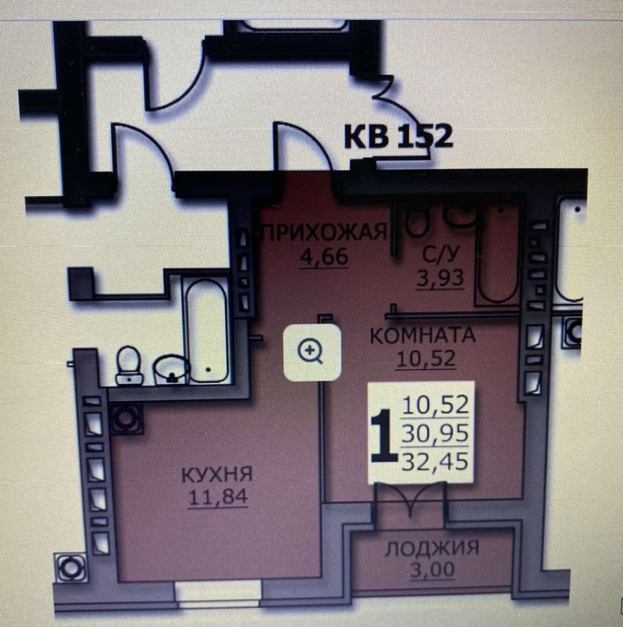 Купить квартиру за 4 250 950 рублей на Куликова ул, 8