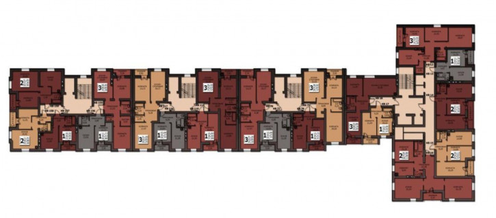 1-комн квартира в новом доме Куликова ул, 8