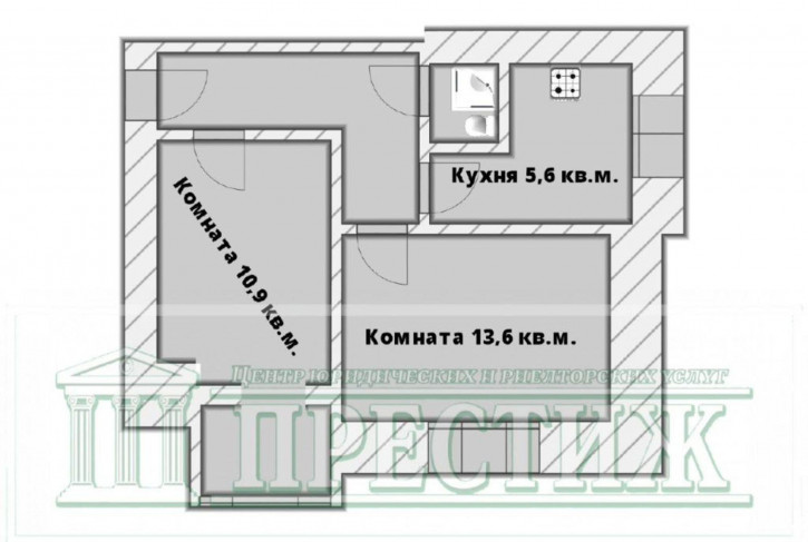 2-комн квартира Свердлова ул, 26