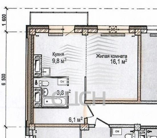 Продажа 2-комн квартиры Сарыгина, 37