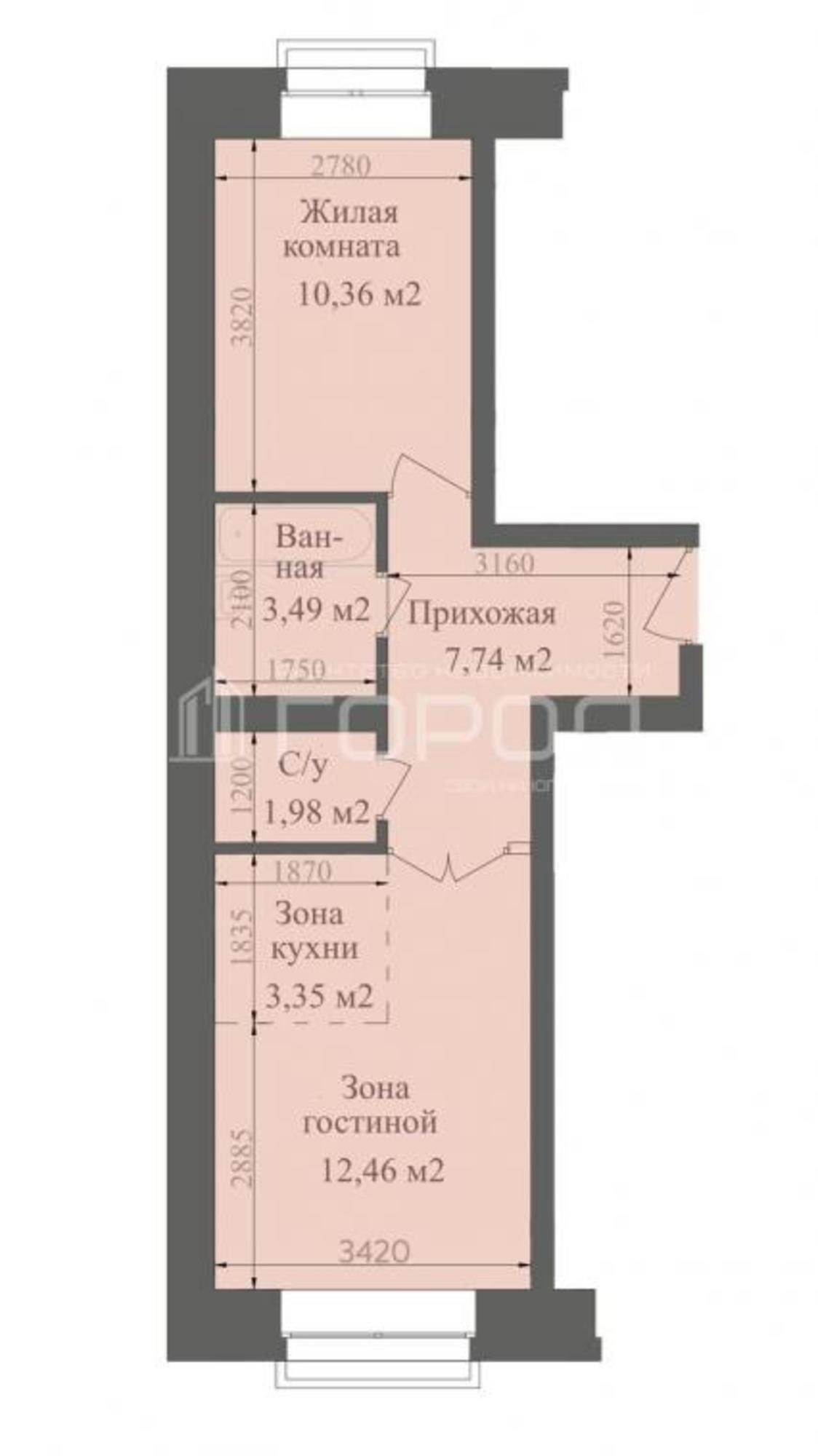 Купить квартиру за 3 898 000 рублей на Будённого, 78Б/1
