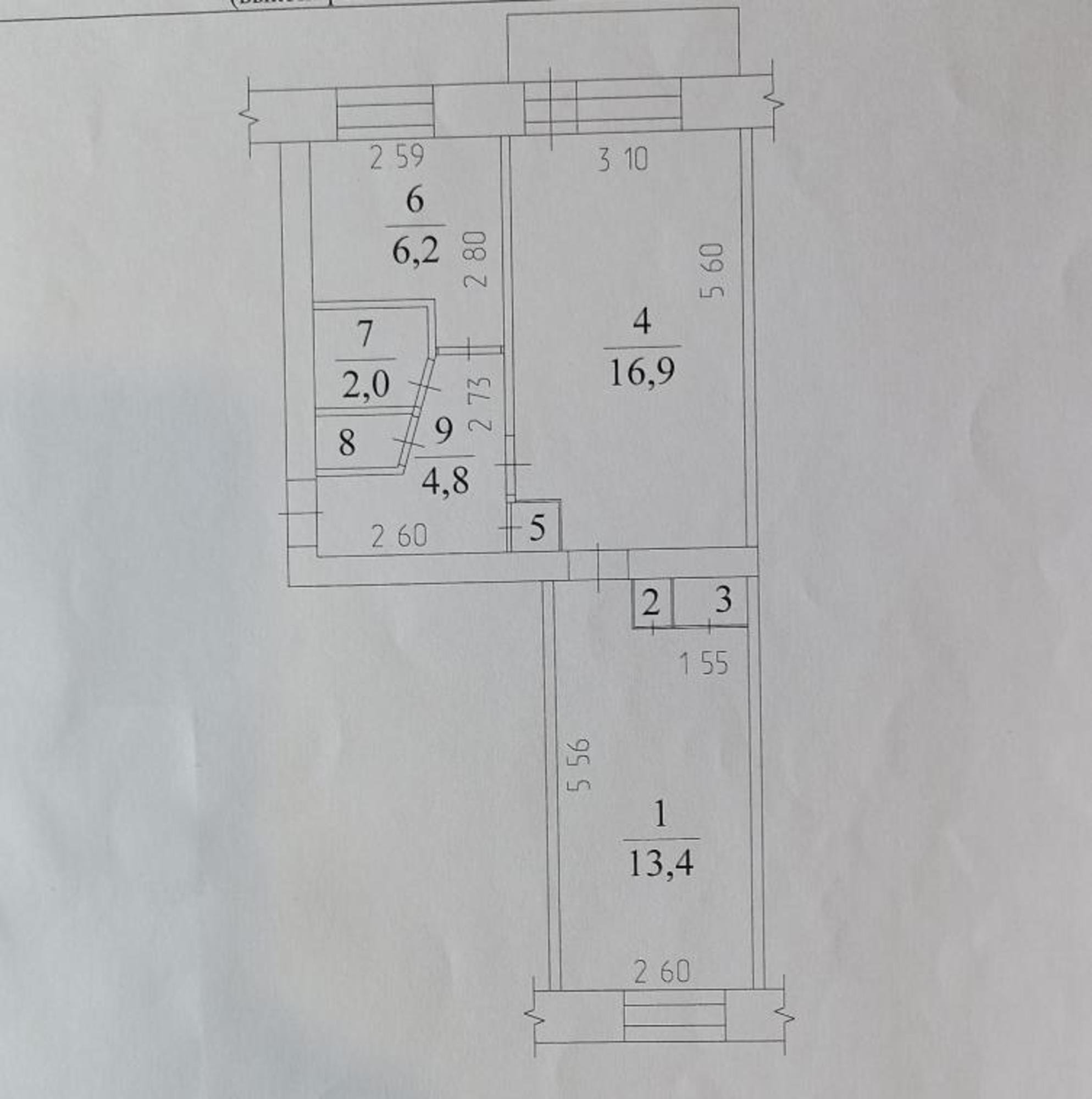 Купить квартиру за 3 850 000 рублей на Белозерная, 44