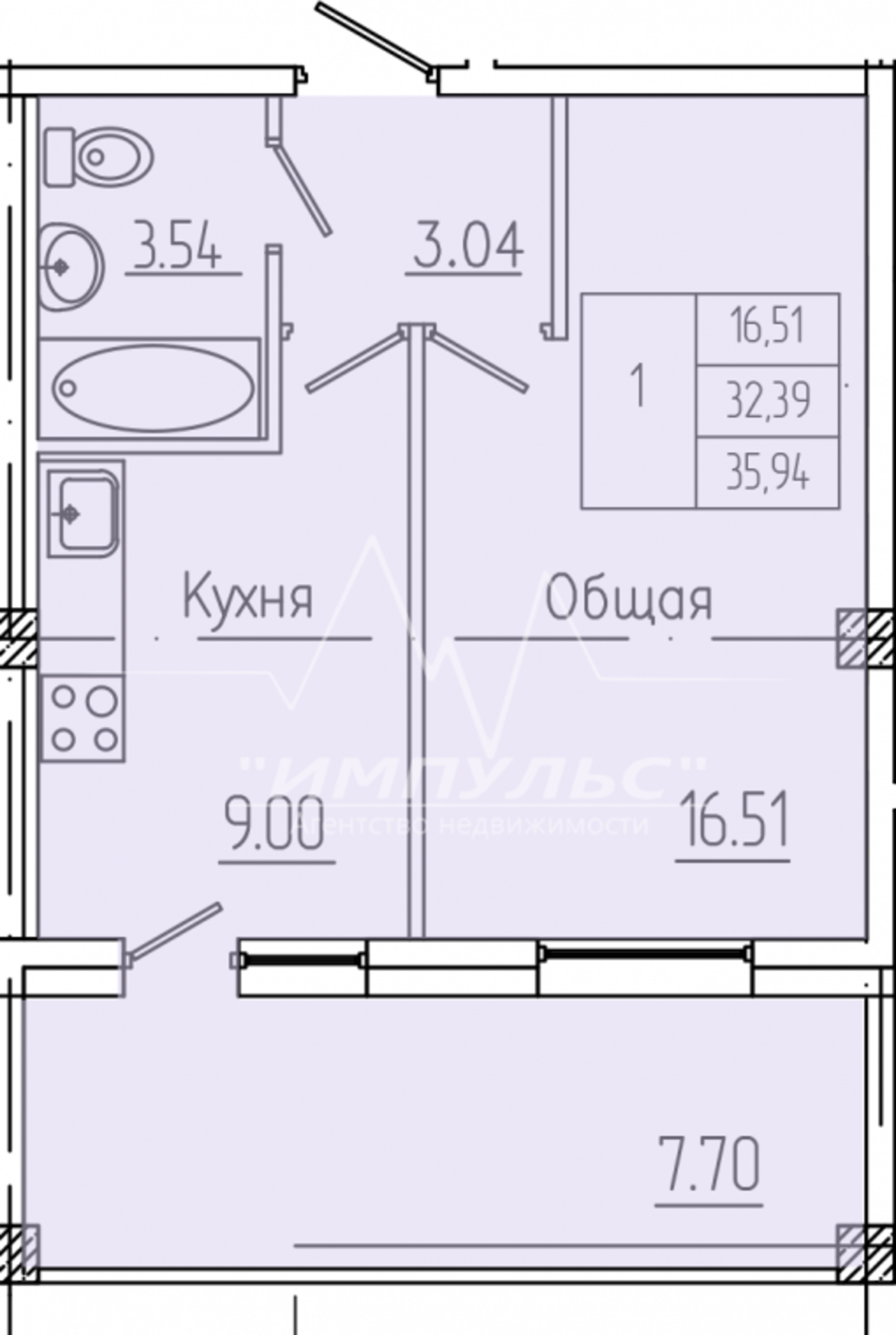 Купить квартиру за 6 500 000 рублей на Кальвица, 18