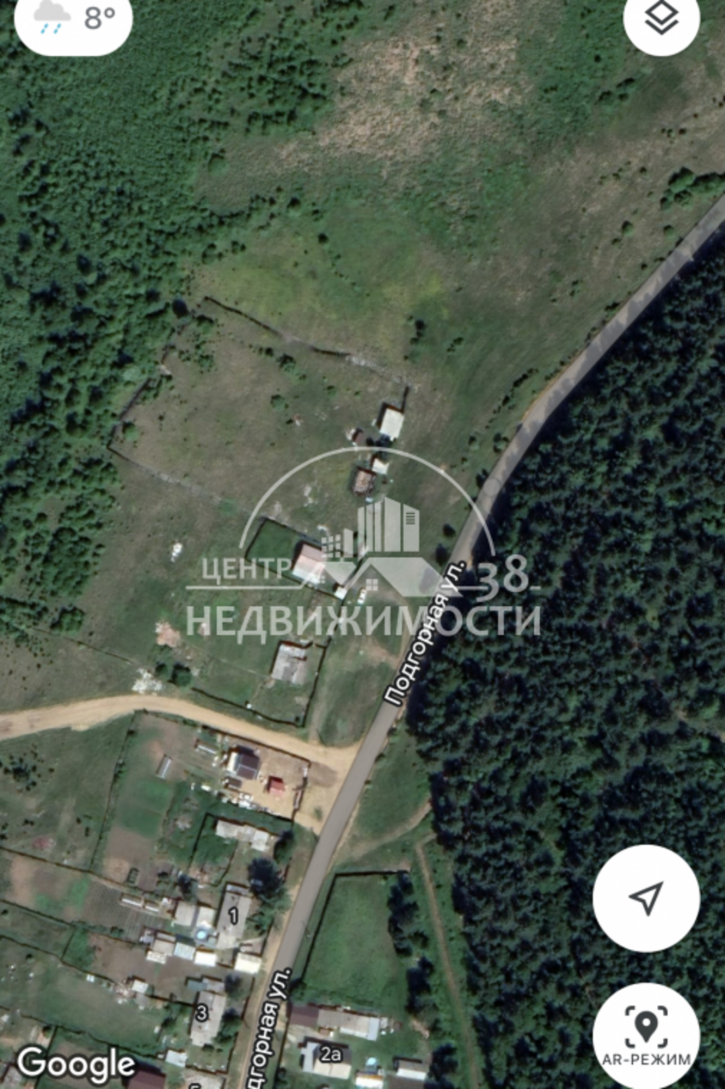 Земельный участок Подгорная