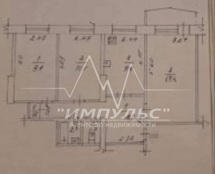 3-комн квартира Кальвица, 1/1