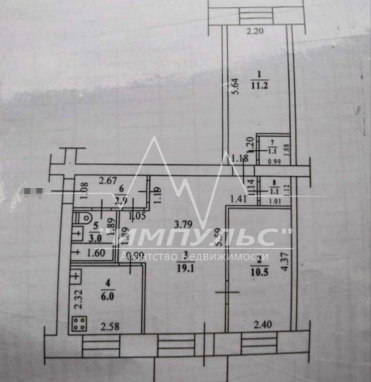 3-комн квартира Федора Попова, 14/1