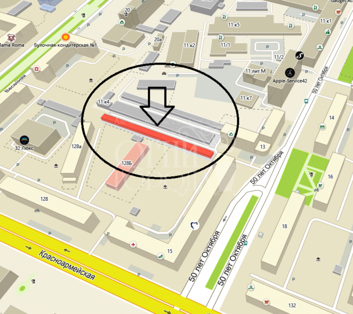 Гараж/парковка 50 лет Октября, 13