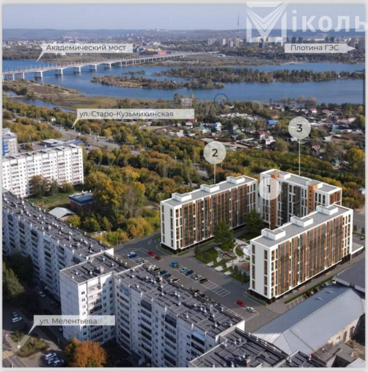 1-комн квартира в новом доме Старо-Кузьмихинская, 22