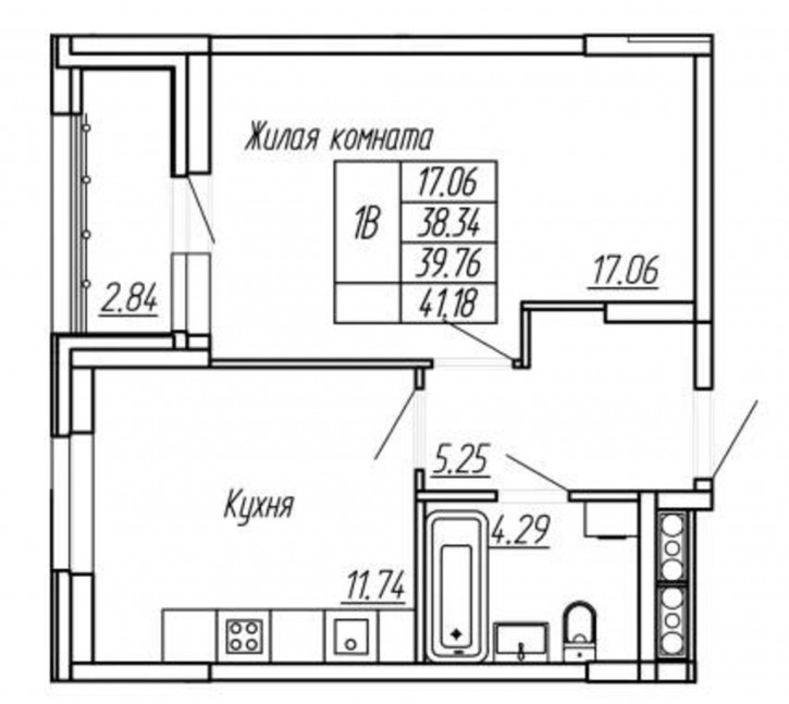1-комн квартира Карла Маркса, 109г