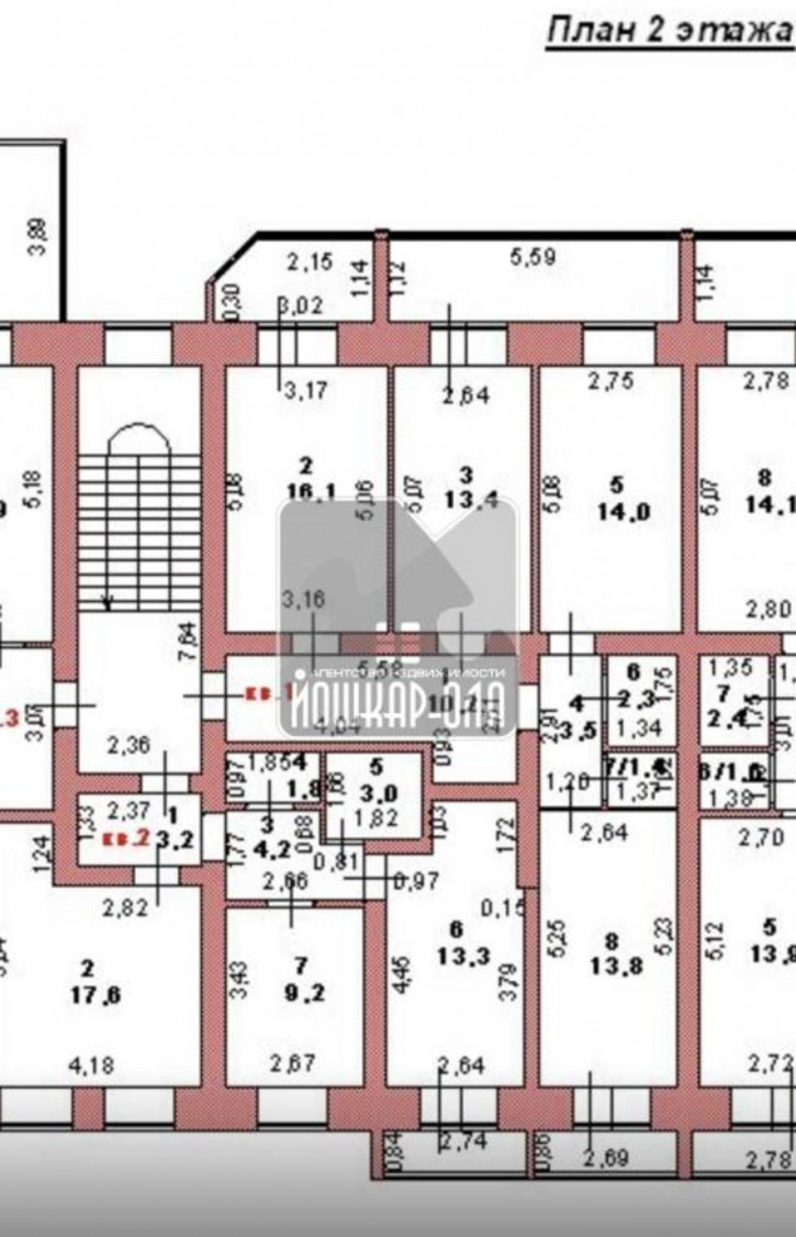 3-комн квартира Пролетарская, 9-б