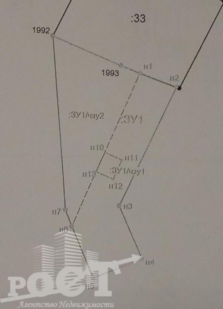 Земельный участок 1-й Севский Переулок
