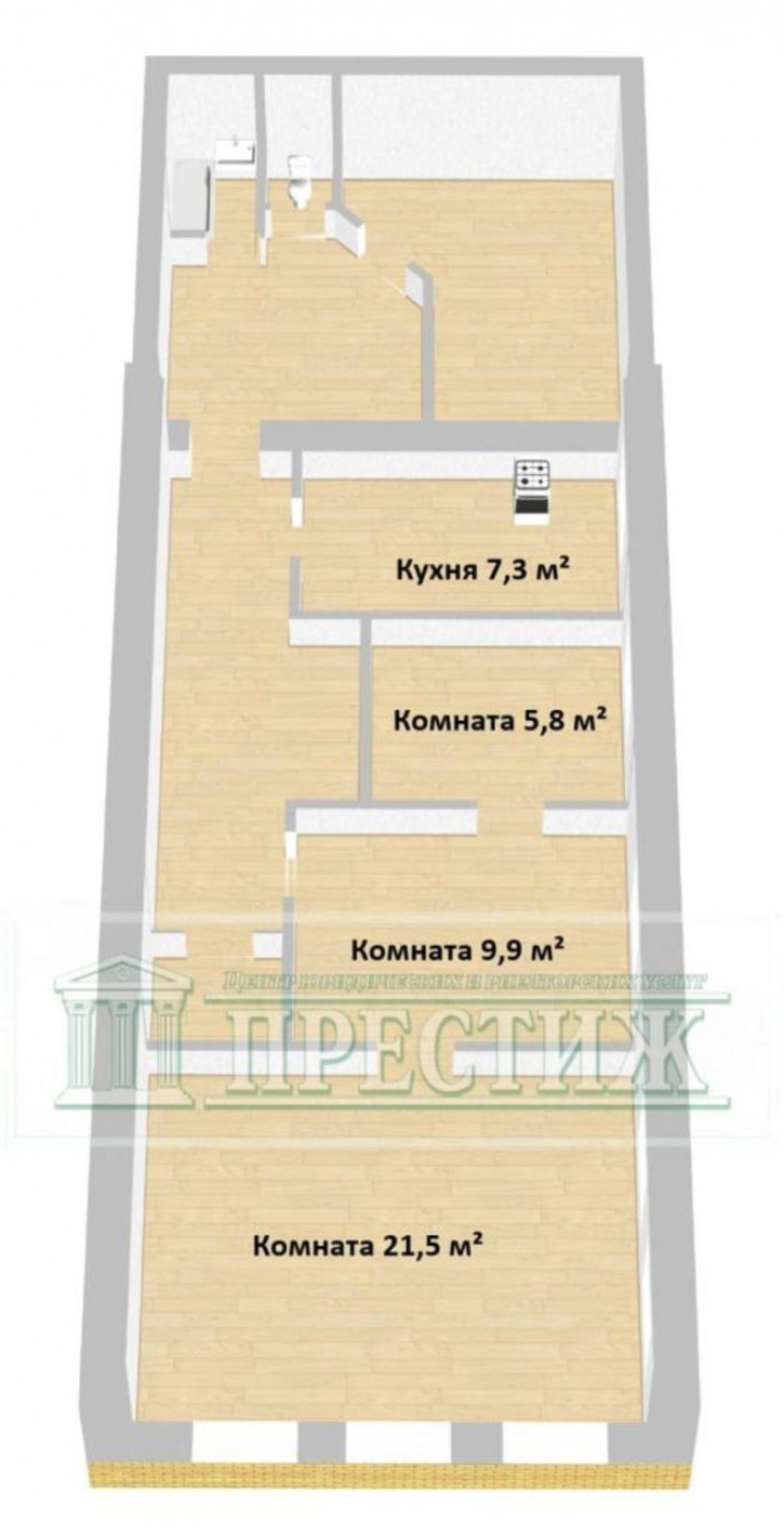 3-комн квартира Свердлова ул, 3 3-комн квартира Свердлова ул, 3
