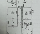 коттедж 105.7 кв м Медовка