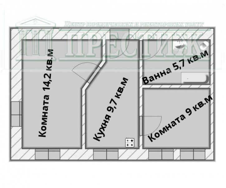 2-комн квартира Фрунзе пл, 12