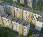 1-комн, 38.3кв м, этаж 10/10 Лунная ул, 30