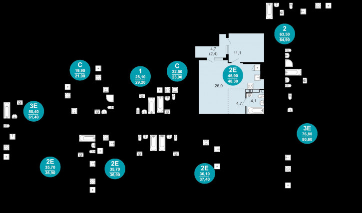 1-комн квартира в новом доме Краснодарский край, Сочи, улица Искры, 66/10 1-комн квартира в новом доме Краснодарский край, Сочи, улица Искры, 66/10