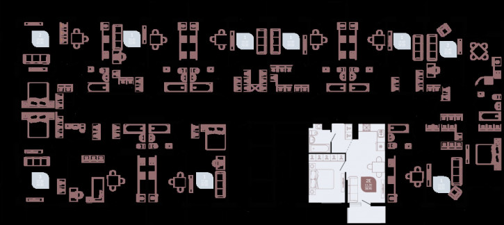 1-комн квартира в новом доме Россия, Краснодар, шоссе Ближний Западный Обход, 2к3