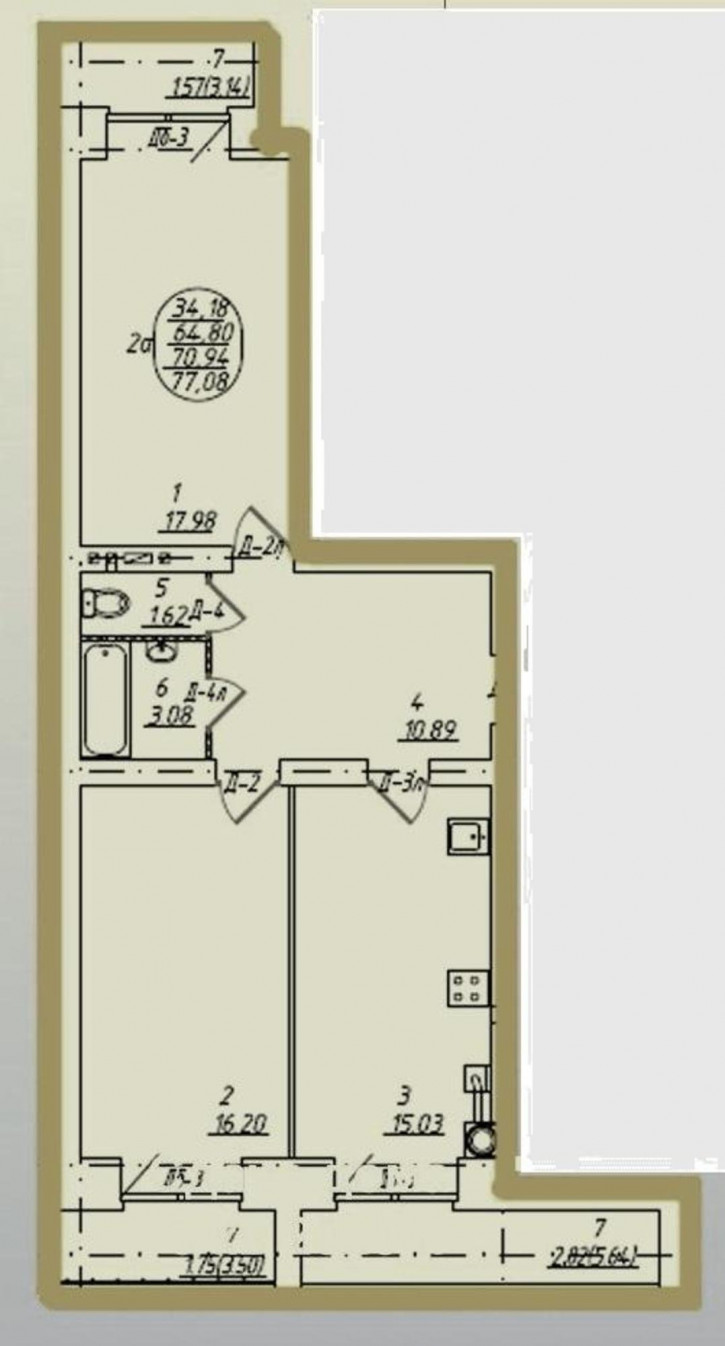 2-комн квартира Зарубина, 12 2-комн квартира Зарубина, 12