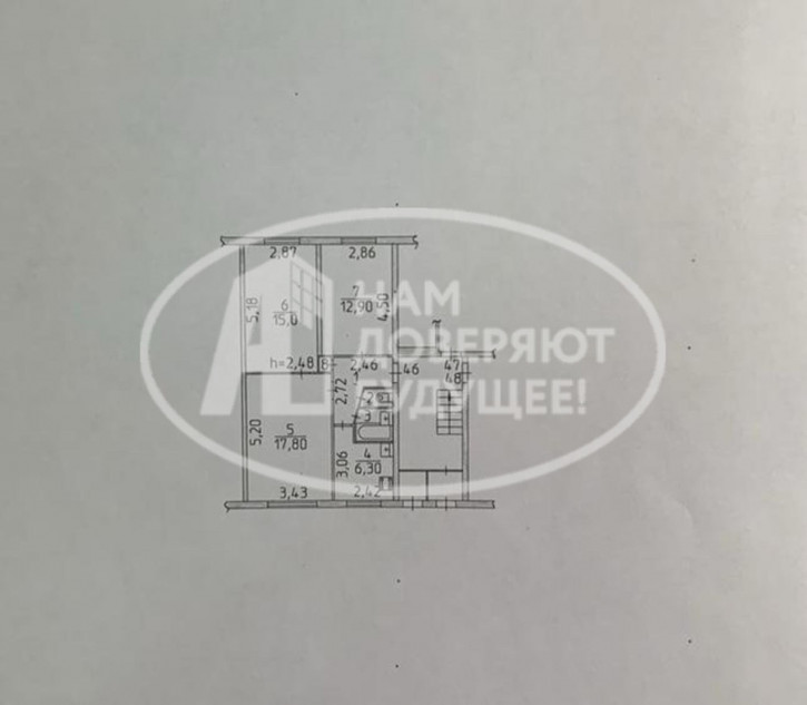 3-комн квартира Коммунистическая улица, 6/6 3-комн квартира Коммунистическая улица, 6/6