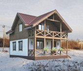 коттедж 88 кв м Клубная