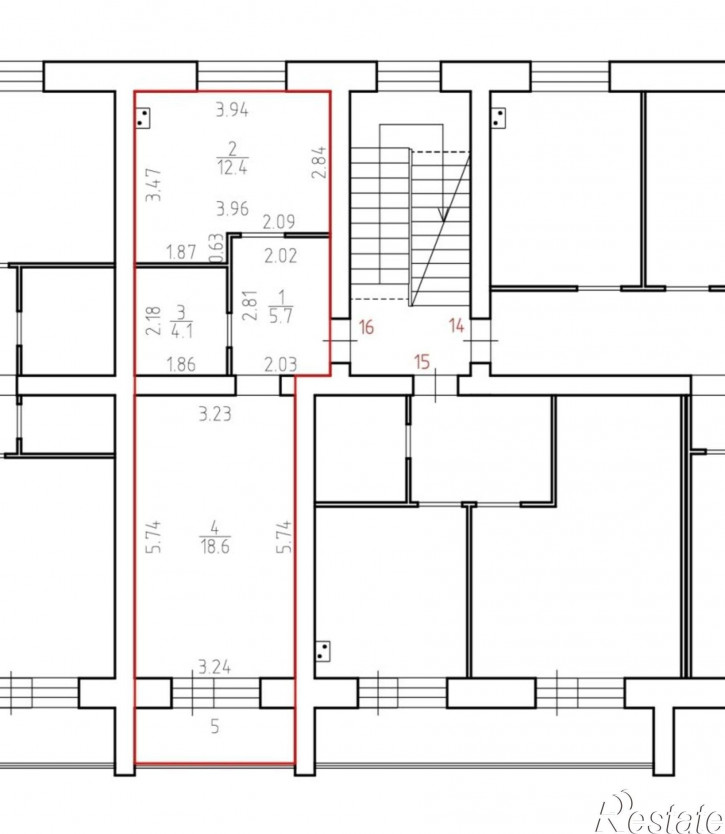 1-комн квартира 8 Марта ул, 65