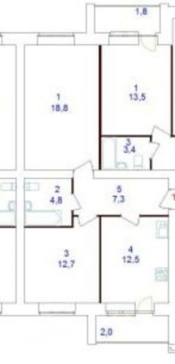 2-комн квартира 1-й Сиреневый пр-д, 38 корп.2