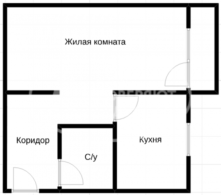 1-комн квартира Коммунистическая улица, 33А