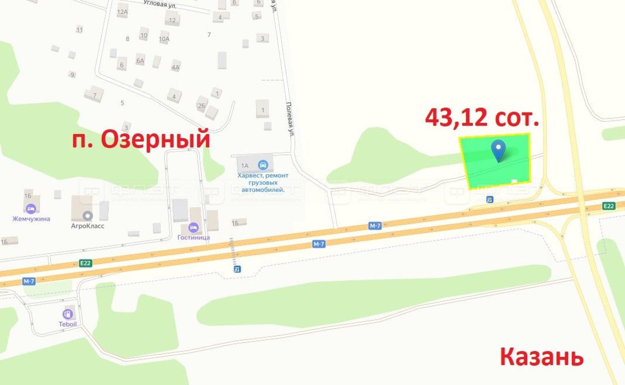 Купить землю, земельный участок за 31 046 400 рублей на ул. Полевая