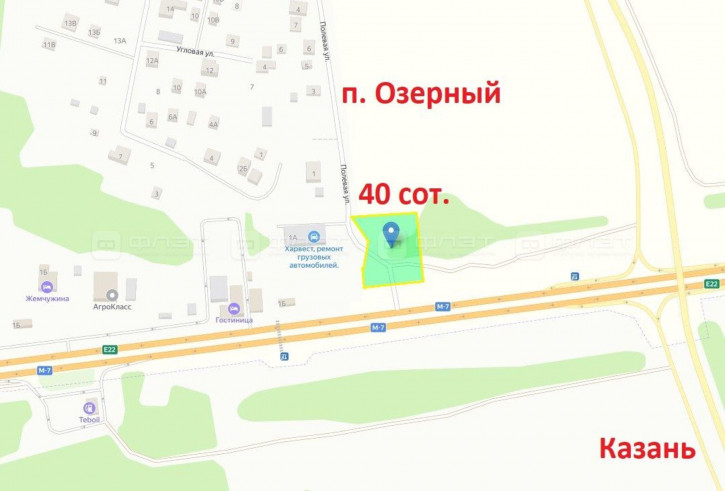 Земельный участок ул. Полевая, дом 787