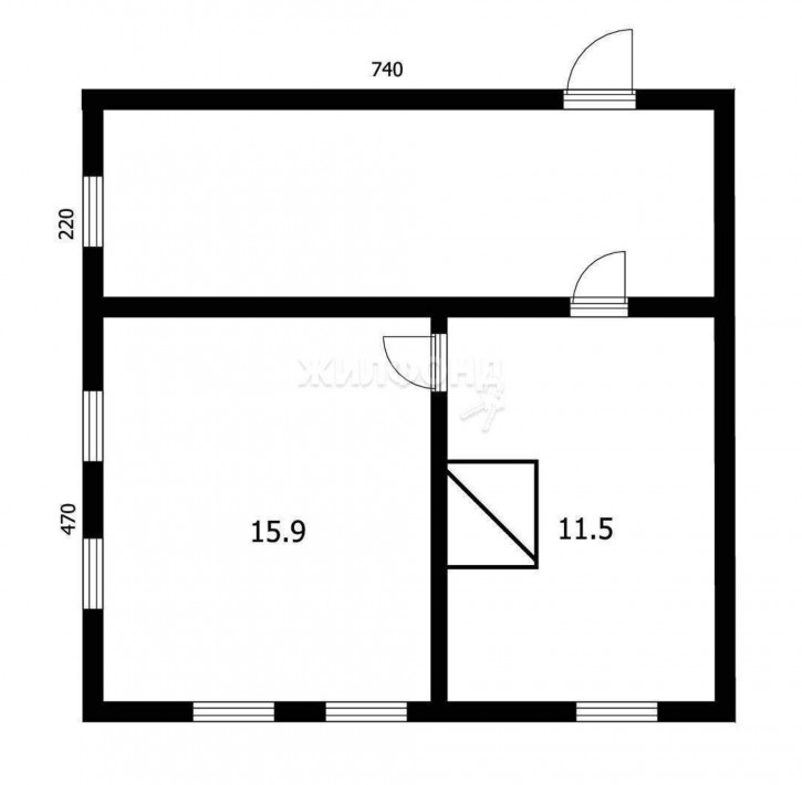 Коттедж/дом Мартовский переулок