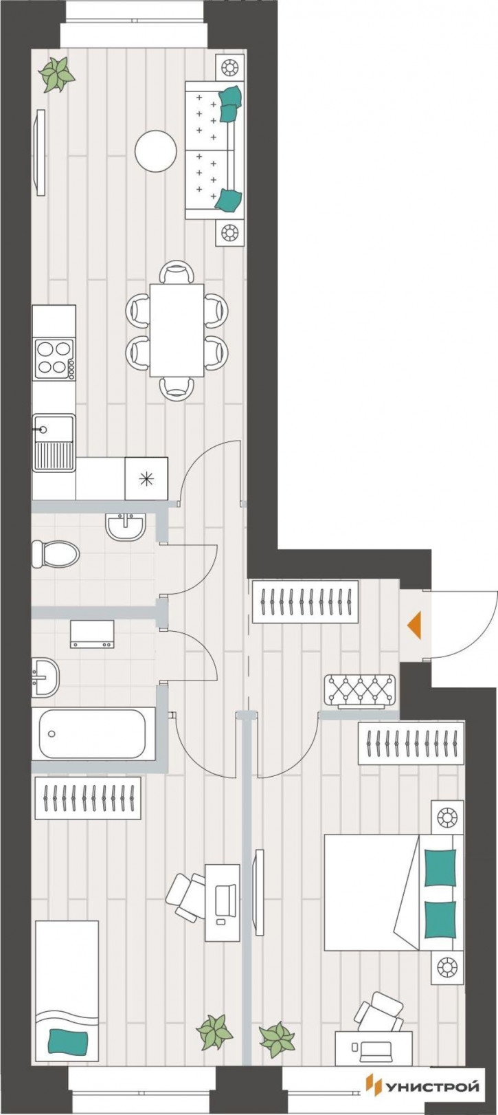 2-комн квартира в новом доме Ачинская 2-комн квартира в новом доме Ачинская