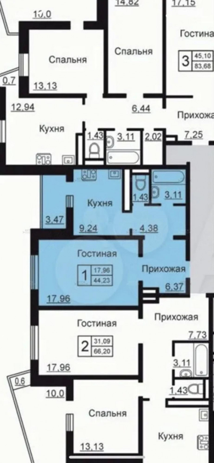 1-комн квартира Анненки улица,38к1 1-комн квартира Анненки улица,38к1