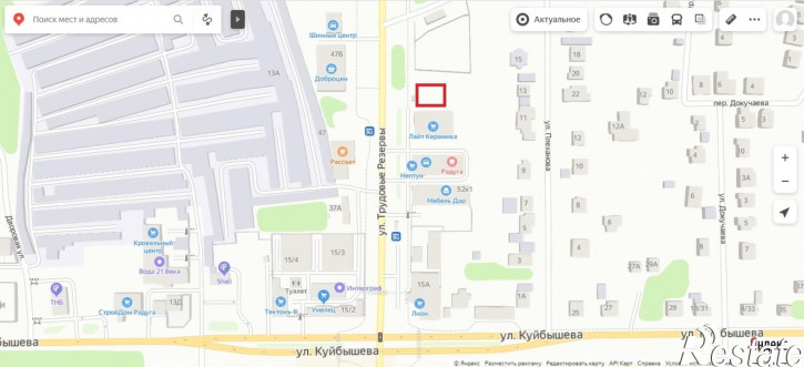 Земельный участок Трудовые Резервы ул., 52а Земельный участок Трудовые Резервы ул., 52а