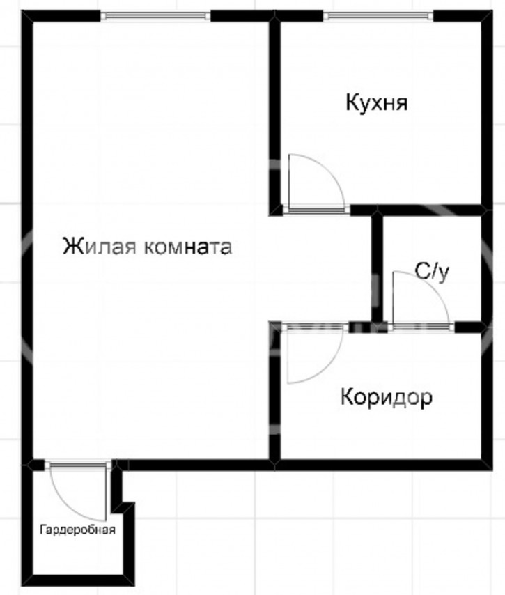 1-комн квартира улица Космонавтов, 1 1-комн квартира улица Космонавтов, 1