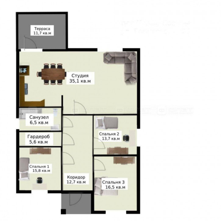 Коттедж/дом ул. Манзара, дом 36