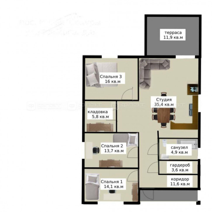 Коттедж/дом ул. Манзара, дом 36