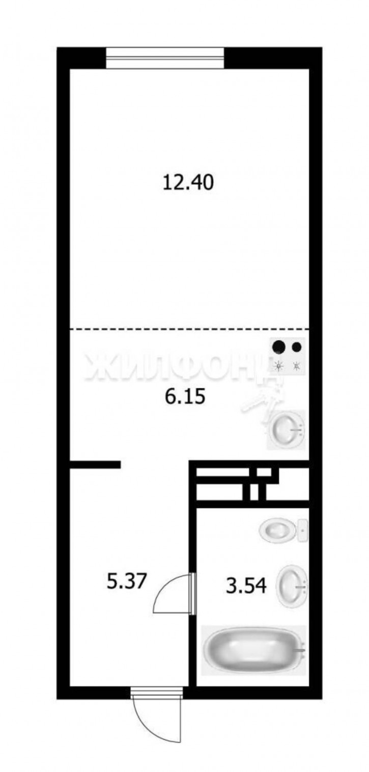 1-комн квартира Аэропорт, 88