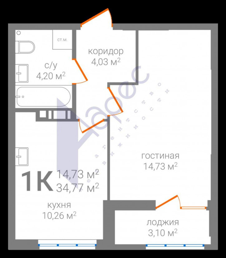 1-комн квартира в новом доме Новикова-Прибоя ул 1-комн квартира в новом доме Новикова-Прибоя ул