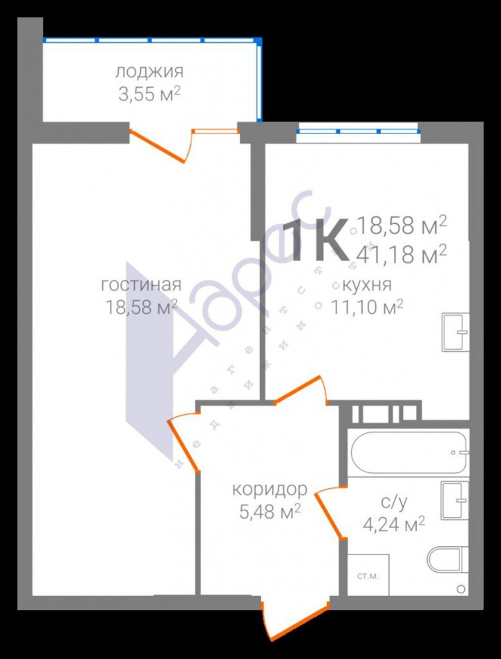 1-комн квартира в новом доме Новикова-Прибоя ул 1-комн квартира в новом доме Новикова-Прибоя ул