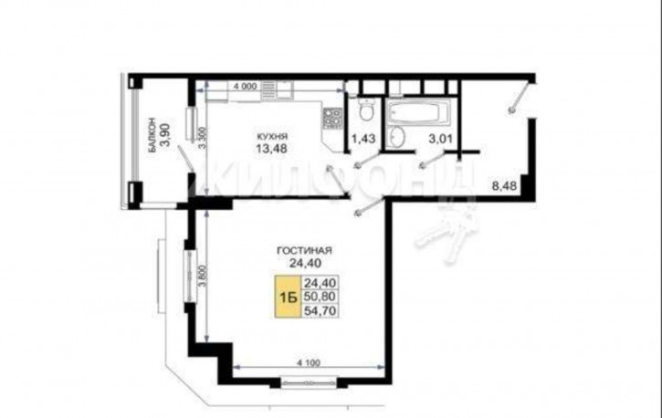 1-комн квартира Дзержинского улица, д.244к5 1-комн квартира Дзержинского улица, д.244к5