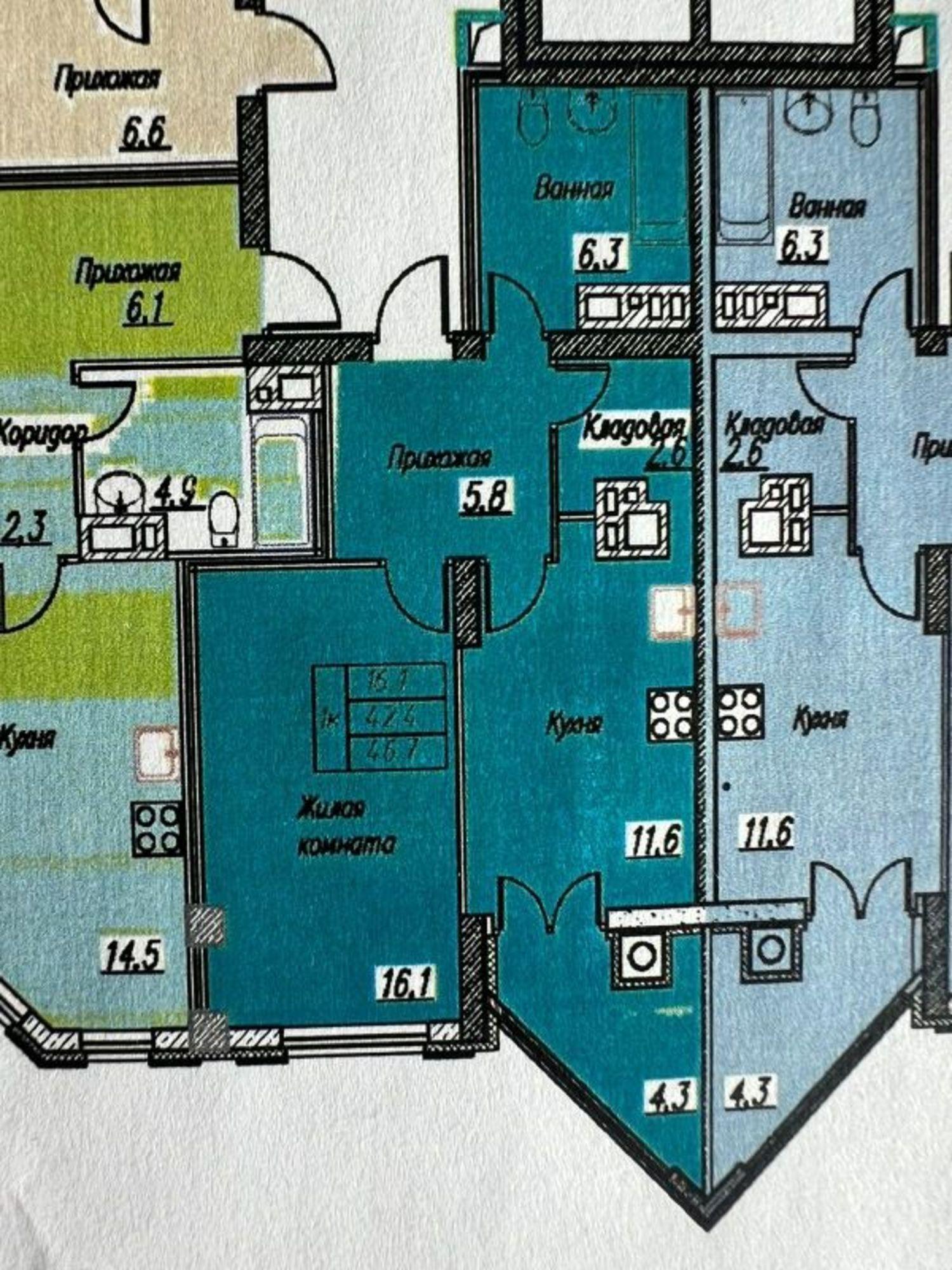 Купить квартиру за 5 750 000 рублей на Крутицкая ул, 7