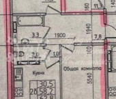2-комн, 62.8 кв м, этаж 8/17 ЖК Авиатор, 17