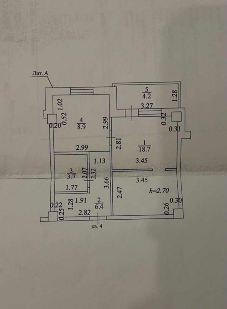 1-комн квартира Лермонтова, 90/5
