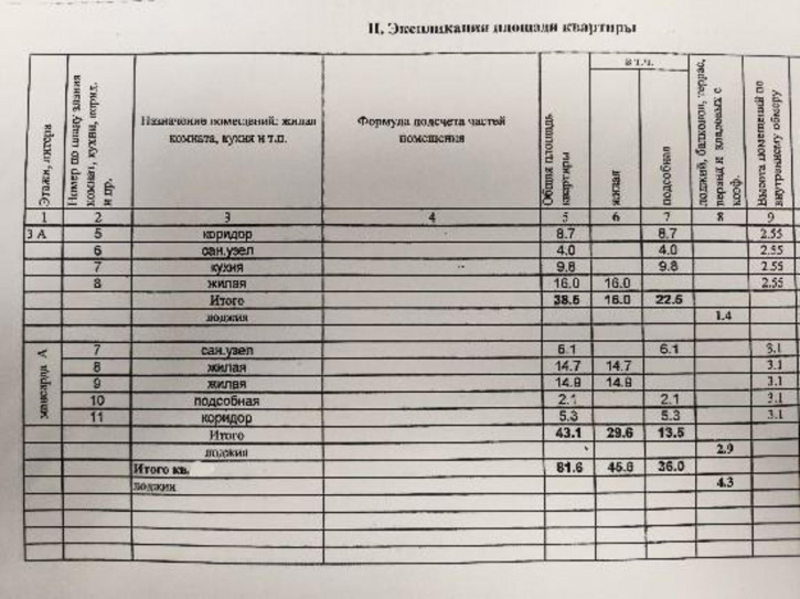 3-комн квартира Лазурный переулок, 9,47