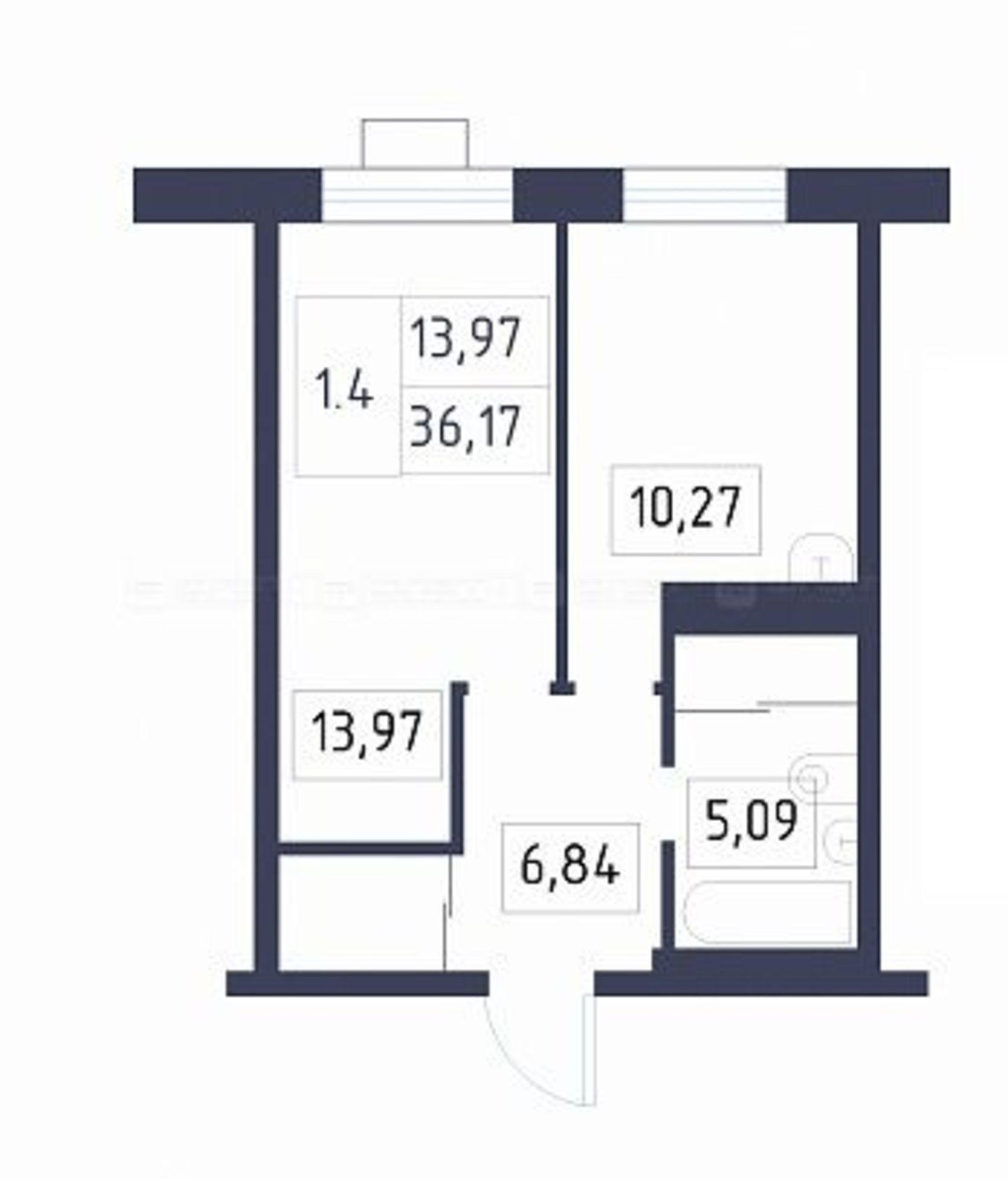 Купить квартиру за 6 700 000 рублей на проезд. Детский, дом 2