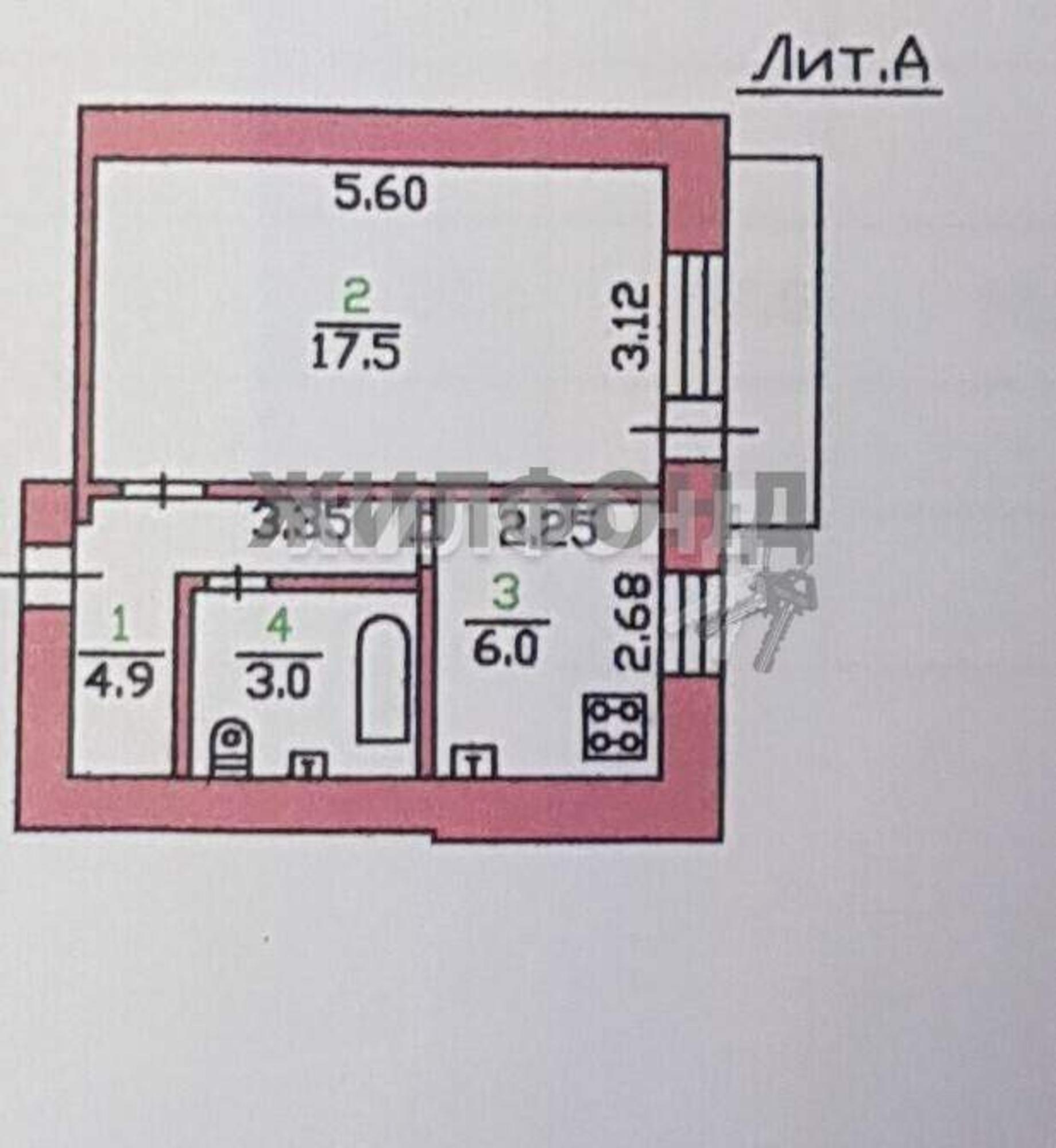 Купить квартиру за 2 650 000 рублей на Часовая улица, д.45