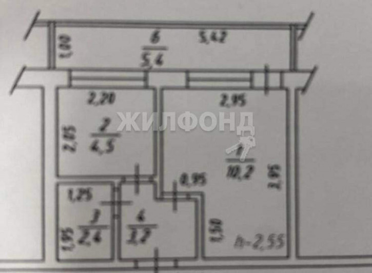 1-комн квартира Северный микрорайон, д.10
