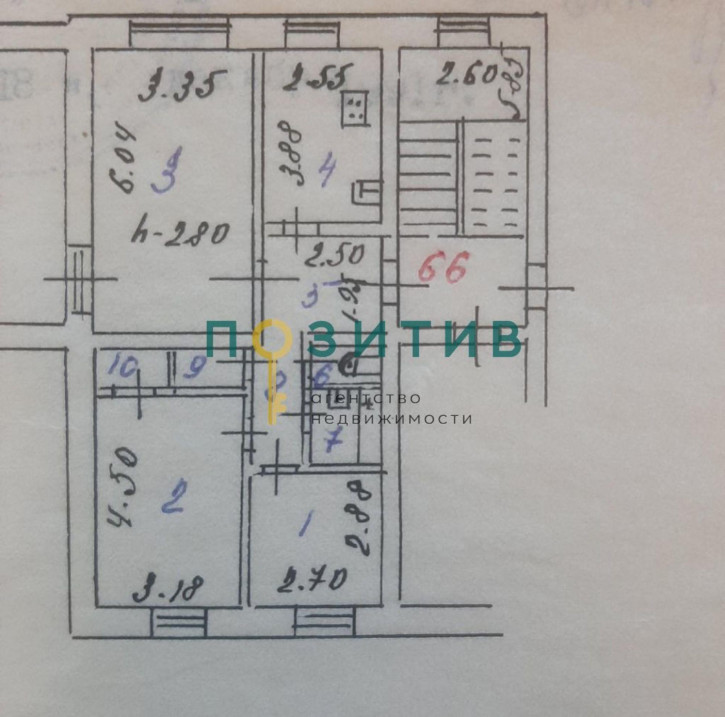 3-комн квартира Захарова ул, 1