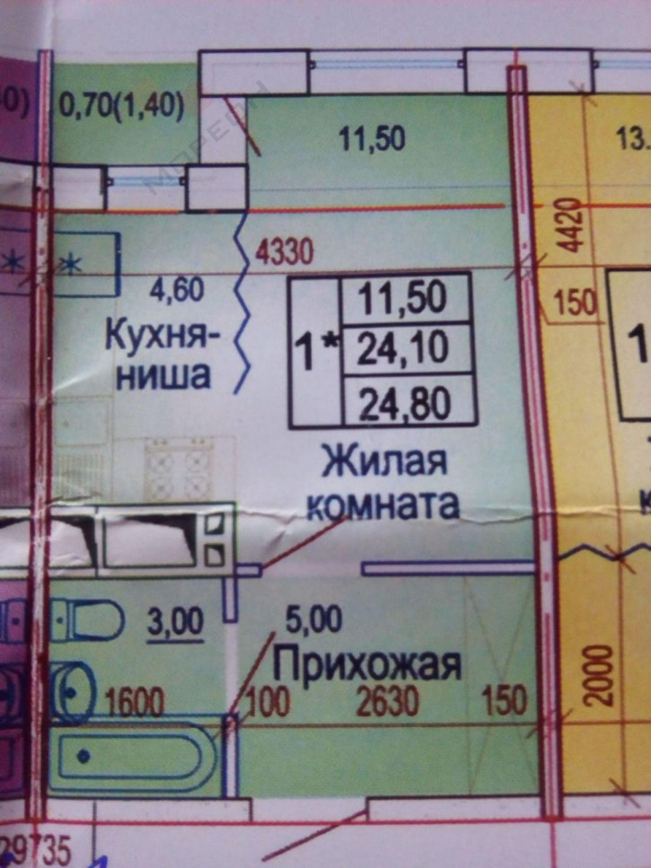 1-комн квартира Ростовское ш, 30/Вк1 1-комн квартира Ростовское ш, 30/Вк1